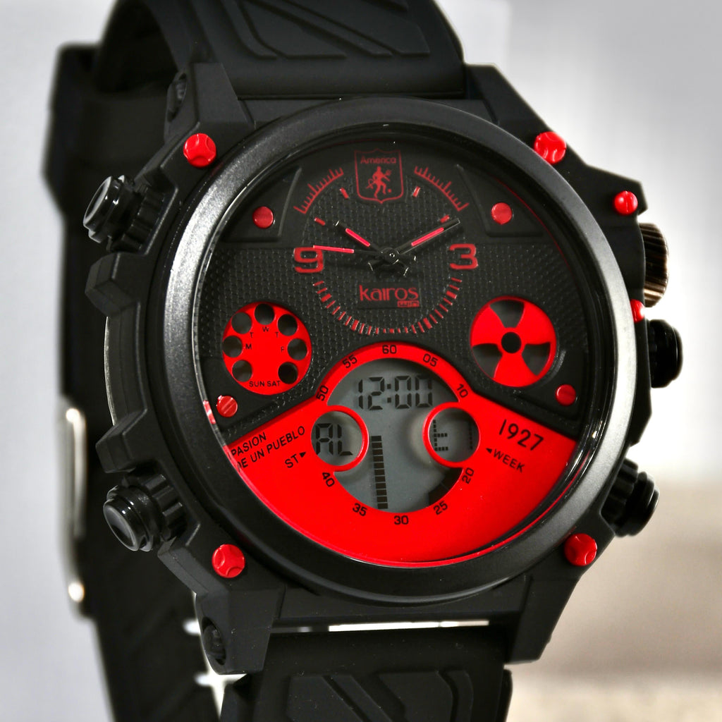 Reloj Oficial Del América de Cali Kairos_NEGRO