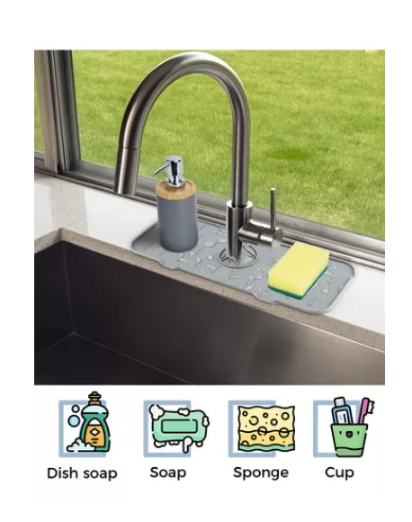 Nueva ALFOMBRA DE SILICONA ABSORBENTE | Mantiene tu encimera seca