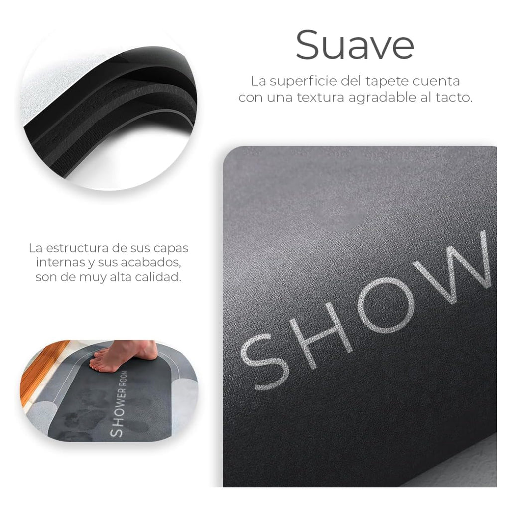 Tapete Absorbente Para Baño Multifunción